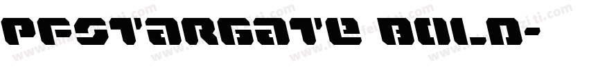 PFStargate Bold字体转换